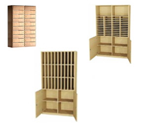 Postfächerschrank, Schränke mit Prospektfächer, Postfachschränke