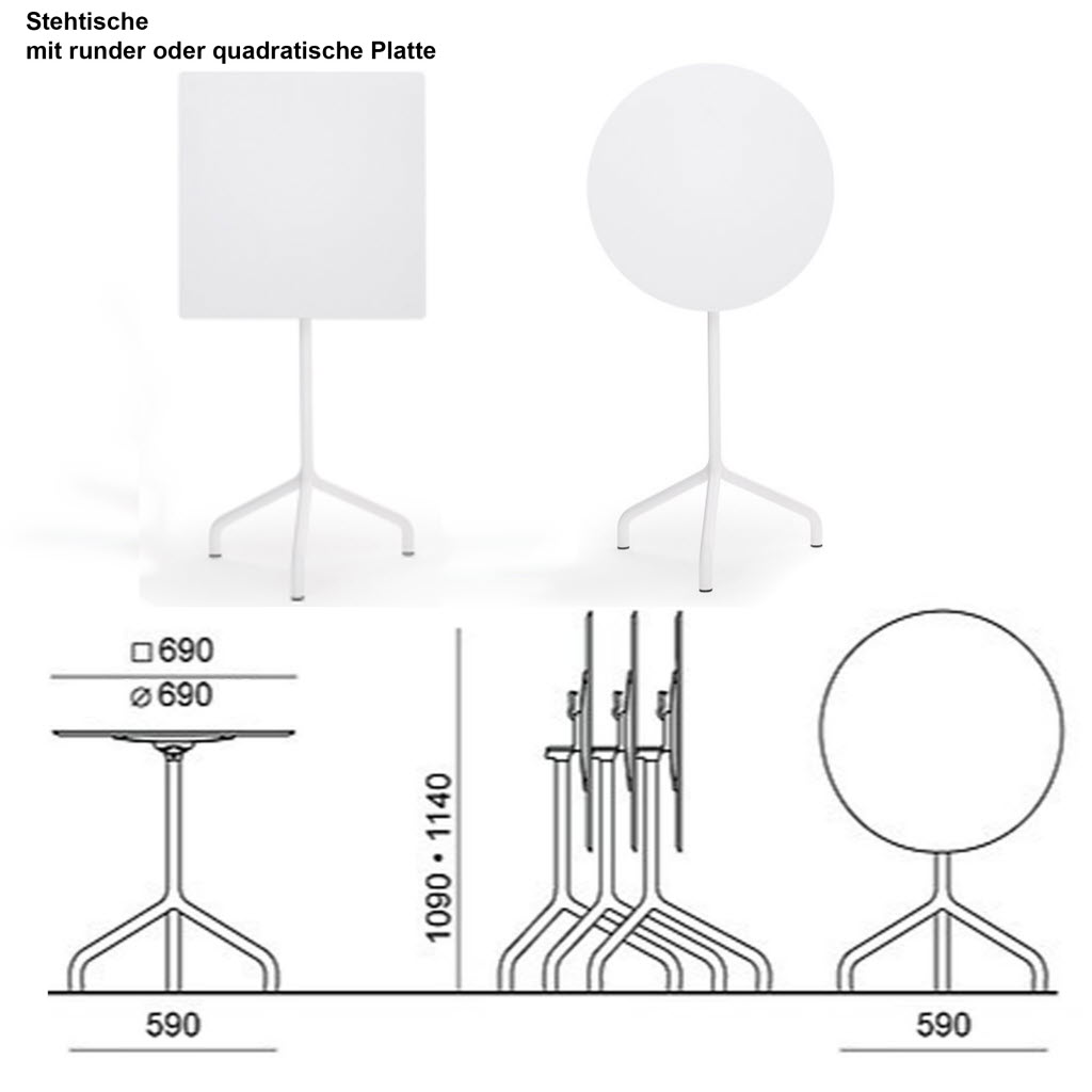 Stehtisch rund Stehtisch für Outdoor Stehtisch für Indoor Stehtische