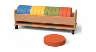 Sitzkissen, Sitzkissenwagen, Sitzkissen für Kindergarten, Kissen für