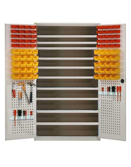 Großraum-Schrank mit 4x Fachboden, Großraum-Schränke, Kleinteilschränke