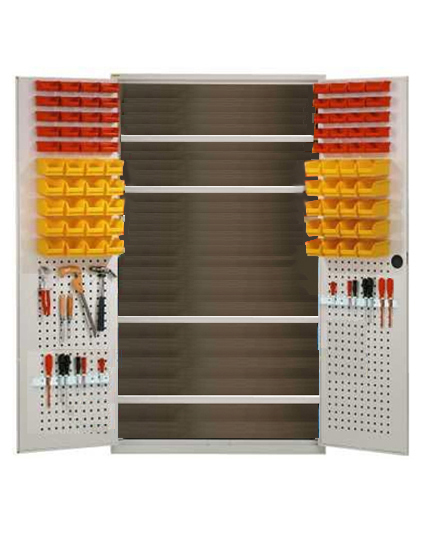 Großraum-Schrank mit 4x Fachboden, Großraum-Schränke, Kleinteilschränke
