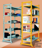 Stahlregale, Schulbibliothekeinrichtung , Regale, Bücherregal