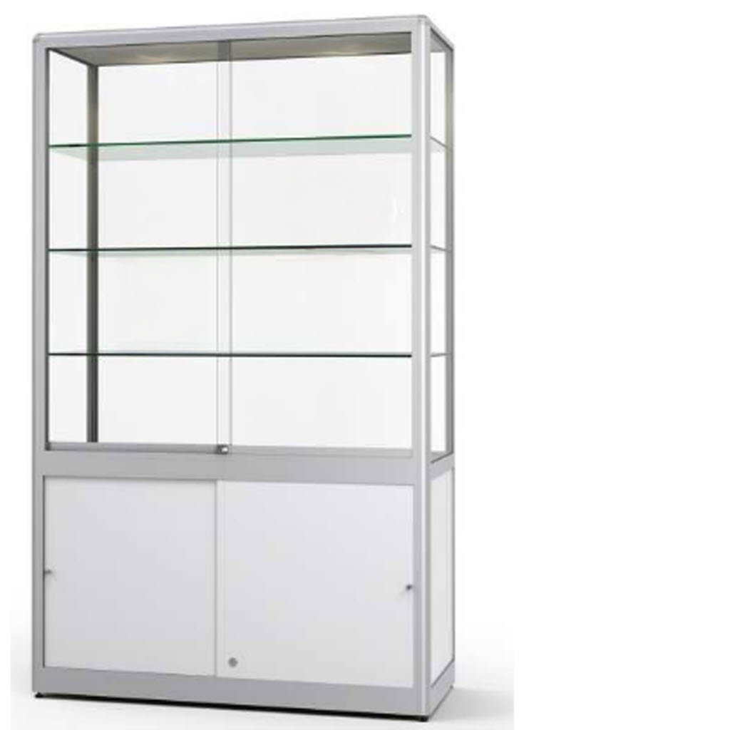 Standvitrine Unterschrank, Glas Vitrinen, Vitrine, Vitrinen, Ausstellungsvitrinen, Wandvitrinen, Stahlvitrinen, Aluvitrinen, Alu-Vitrinen, Vitrinen Schule