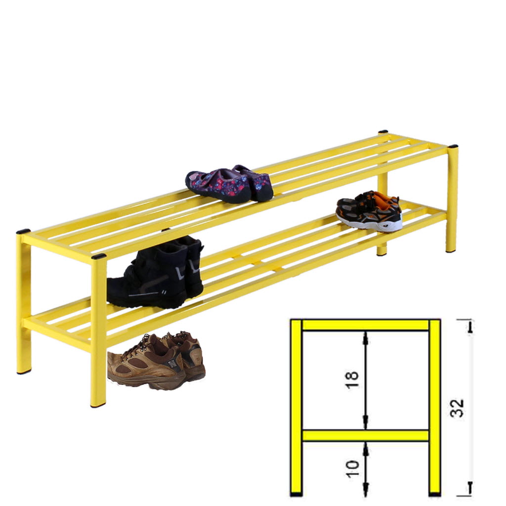 Schuhregal für Kinderschuhe, Schulmöbel Schuhregal, Schuhregal für Kindergarten, Schulmöbel Schuhregal