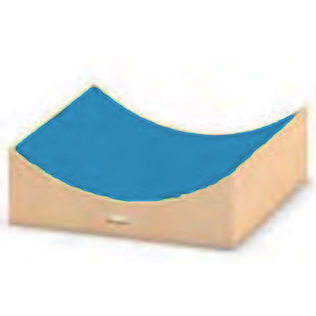  Spielpodest Mulde mit Linoleum, Podest, Spielpodest, Spielpodeste Motiv 