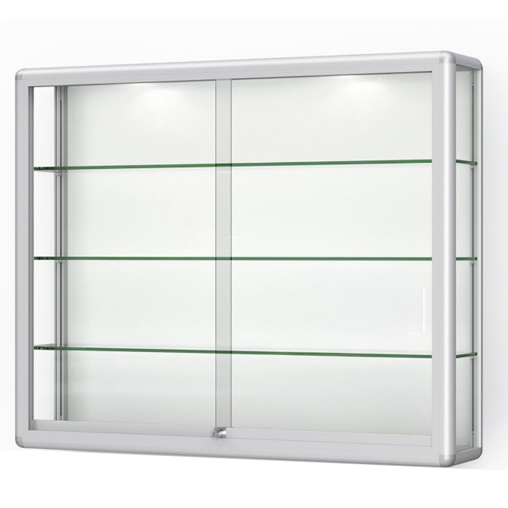 Wandvitrine aus Alu, Glas Vitrinen, Vitrine, Vitrinen, Ausstellungsvitrinen, Wandvitrinen, Stahlvitrinen, Aluvitrinen, Alu-Vitrinen, Vitrinen Schule