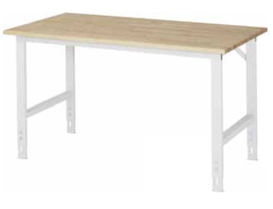 2 x Werkbankfuß Werktisch Arbeitstisch Tischgestell Höhenverstellbar GRAU 