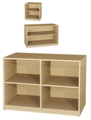 Schrankregale mit 2 Ordnerhöhen, Schrankregal, Regal 2 OH, Regalwand