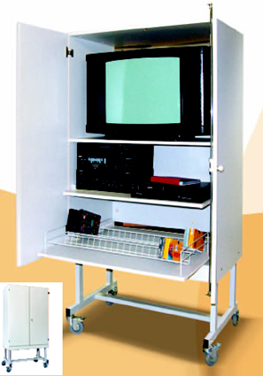 TV-Wagen, Displaywagen, Fernsehwagen, Bildschirmwagen, Fernsehschrank
