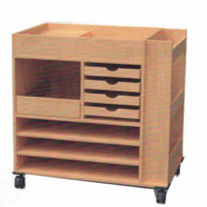 Bastelcontainer, Containerinsel, Möbelhersteller, Schulmöbel