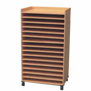 Papierwagen DIN A1, Wagen für Papier, Bastelwagen, Bastelpapierwagen