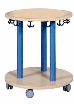 Garderobenwagen, Kindergartenmöbel Garderobenwagen, Garderobenwagen für