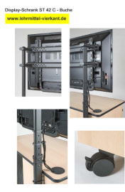 TV-Wagen, Displaywagen, Fernsehwagen, Bildschirmwagen, Fernsehschrank