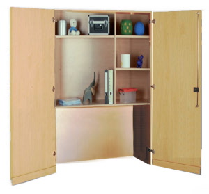 Garagenschrank,Garagenschränke, Schrank ohne Sockel, Schränke für Overheadwagen, Schränke ohne Boden, Garagenschrank für Schulen, Garagenschrank für Projektorwagen