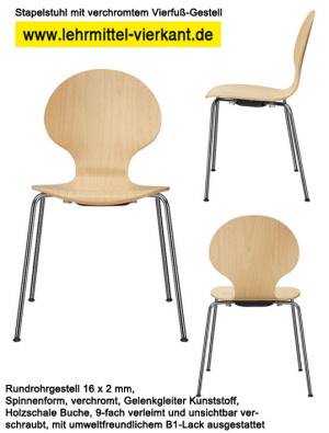 Stuhl mit Spinnengestell, Stapelstühle, Sitzschalenstühle, Stuhl kaufen