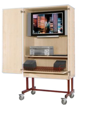 TV-Wagen, Displaywagen, Fernsehwagen, Bildschirmwagen, Fernsehschrank