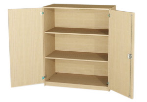 Unterschrank mit Flügeltüren, Unterschrank 3 Ordnerhöhen, Schrank für